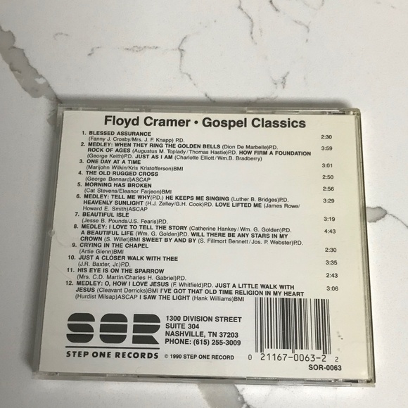Floyd Cramer Gospel Classics Music CD - Picture 2 of 3